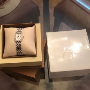 ESQ by Movado silver watch